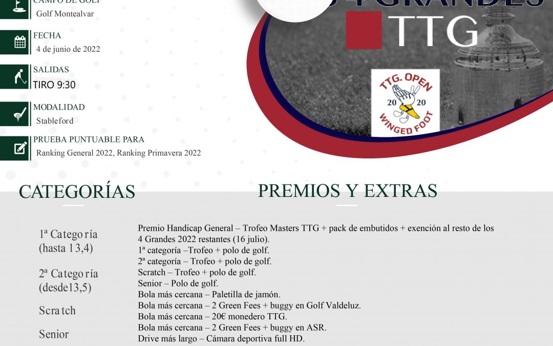 TORNEO TTG LOS 4 GRANDES – US OPEN SÁBADO 04.06.2022