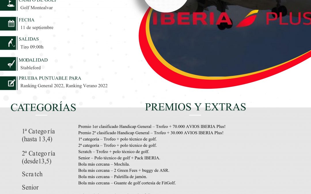 TTG CIRCUITO IBERIA PLUS DOMINGO 11.09.2022