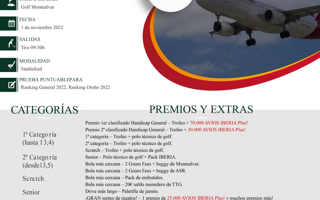 TTG CIRCUITO IBERIA PLUS MARTES 01.11.2022