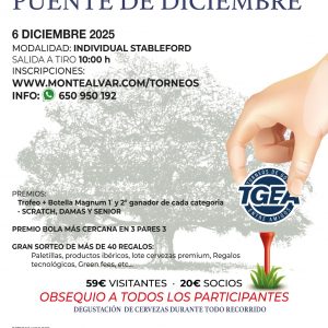 TORNEO GOLF ENTRE AMIGOS 06.12.2025