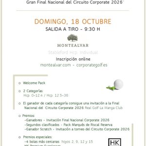 COPA CORPORATE DOMINGO 18.10.2026